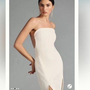 White Misha dress from Anthropologie. Size large
